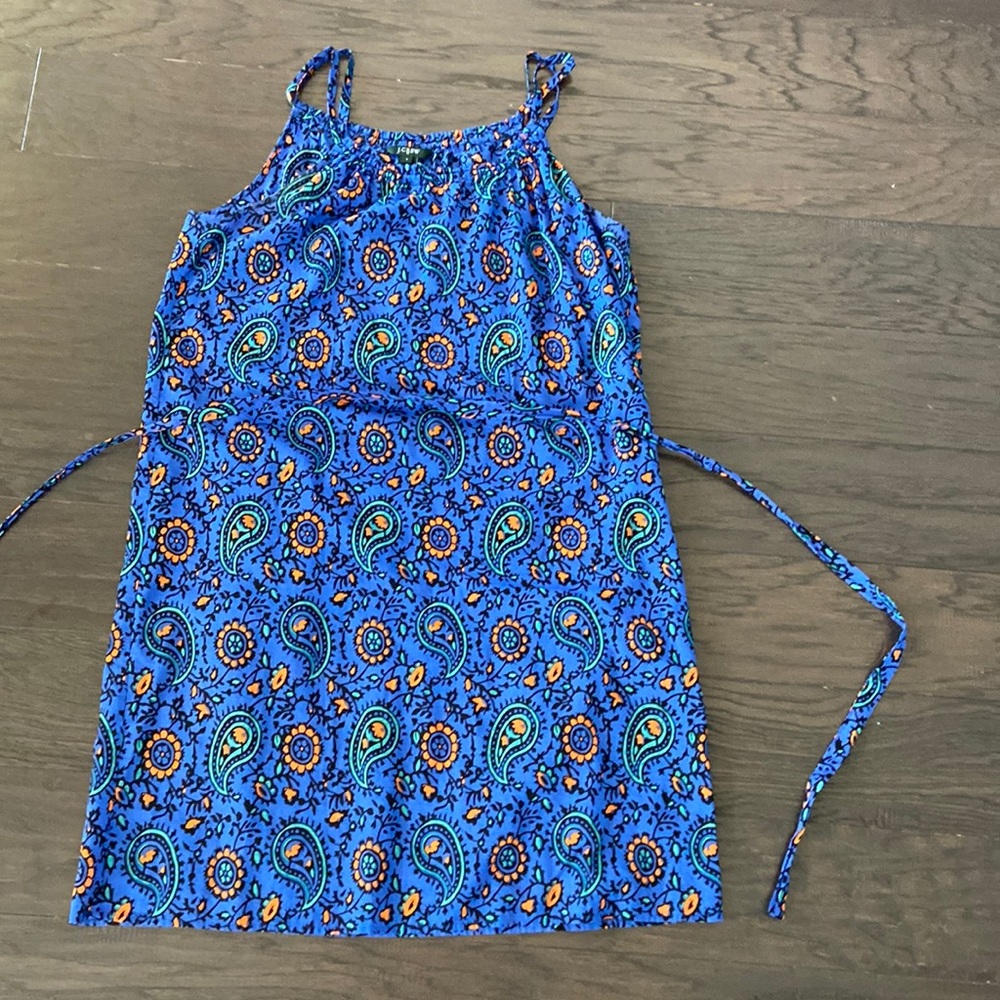 JCrew Dress, Size Large, flower pattern